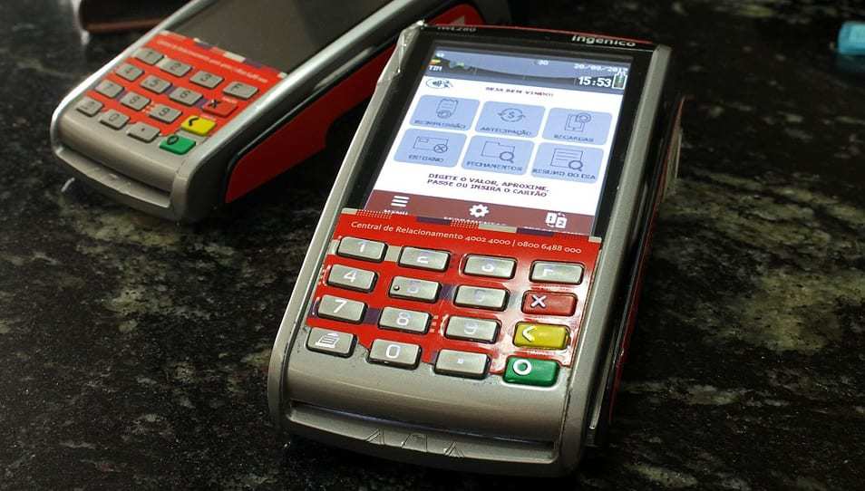 contactless payments - debit machine