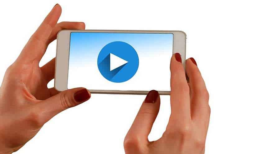 Amazon mobile video ads - smartphone - play button