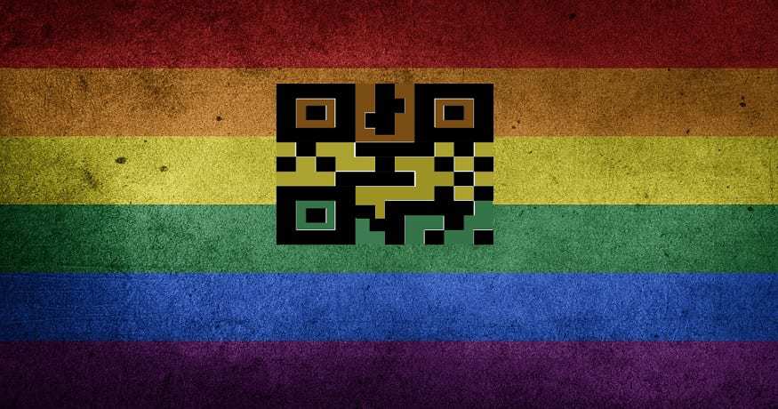 LGBT Qr Code Campaign - QR Code LGBTQ flag