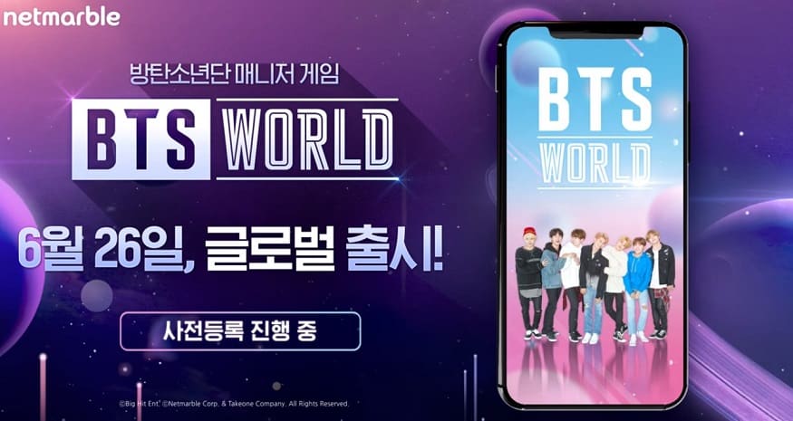 BTS mobile game - BTS World - YoutTube