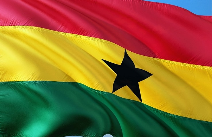 Ghana Universal QR Code - Ghana Flag