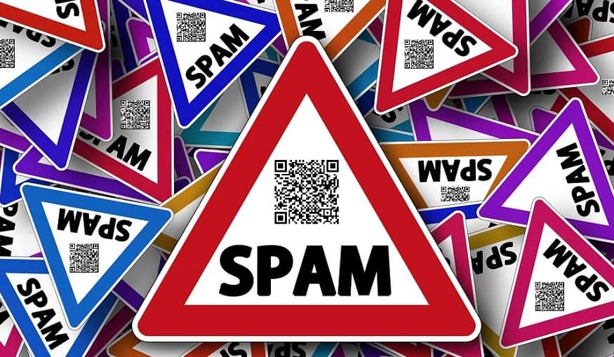 QR code spam - Caution Spam