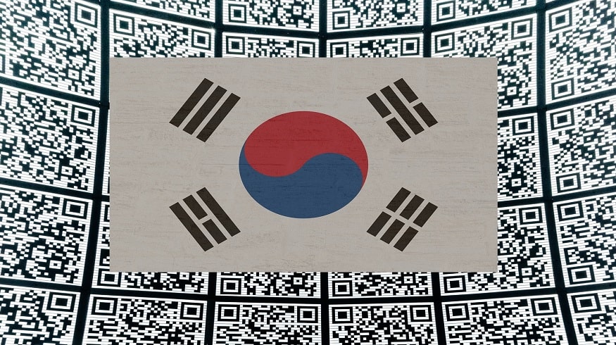 Nationwide QR code system - South Korea Flag - QR Codes