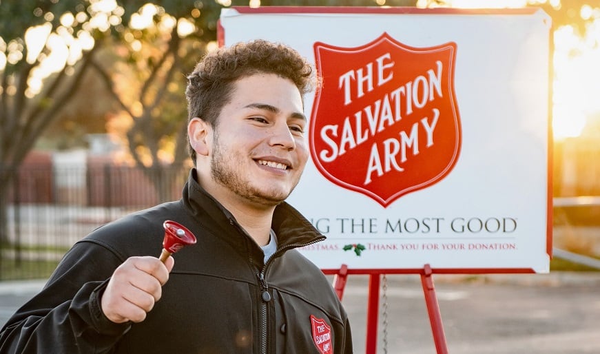 Salvation Army QR codes - man - Salvation Army charity