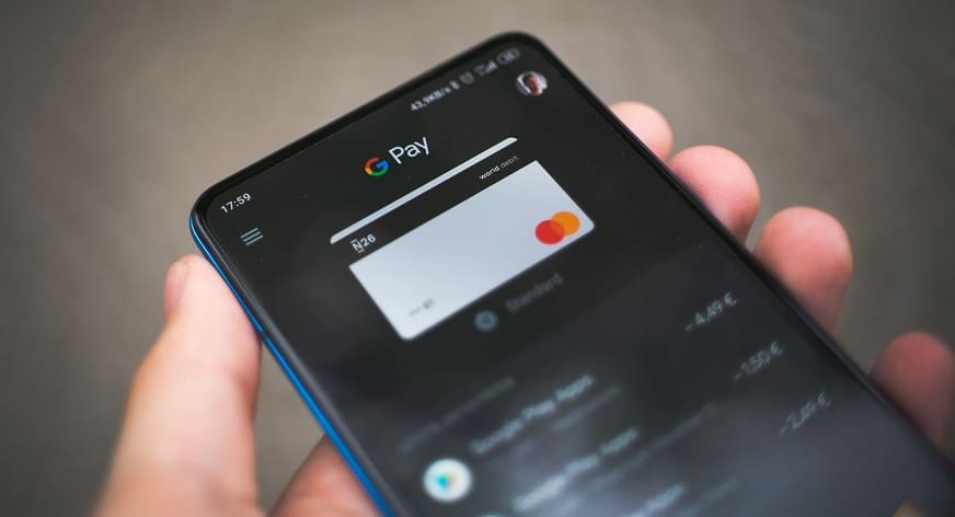 Tap to pay tickets Google Pay on phone