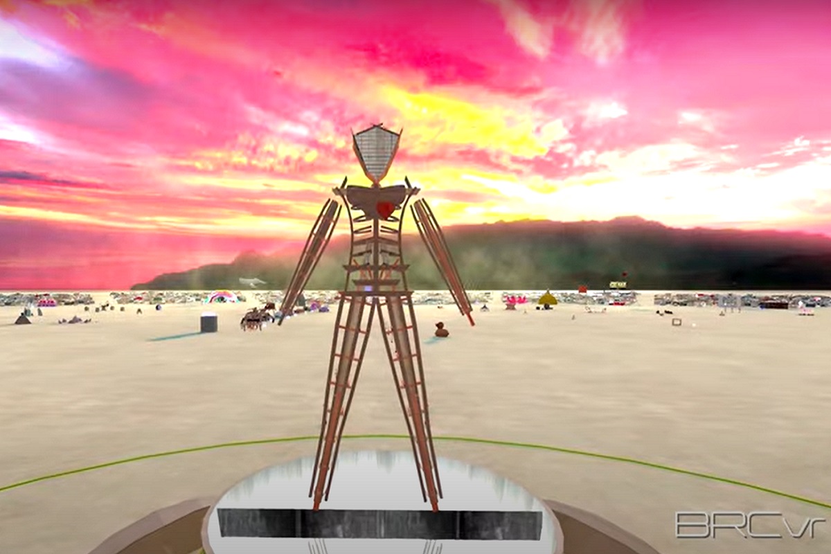 Virtual reality event - Virtual Burn 2021 Teaser BRCvr - Burning Man Project