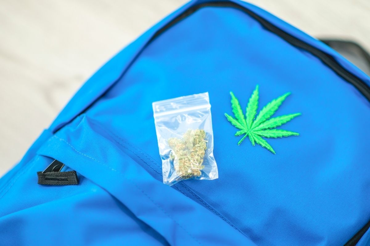 smartphone sensors - cannabis backpack