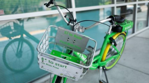 QR code stickers - Lime Bike