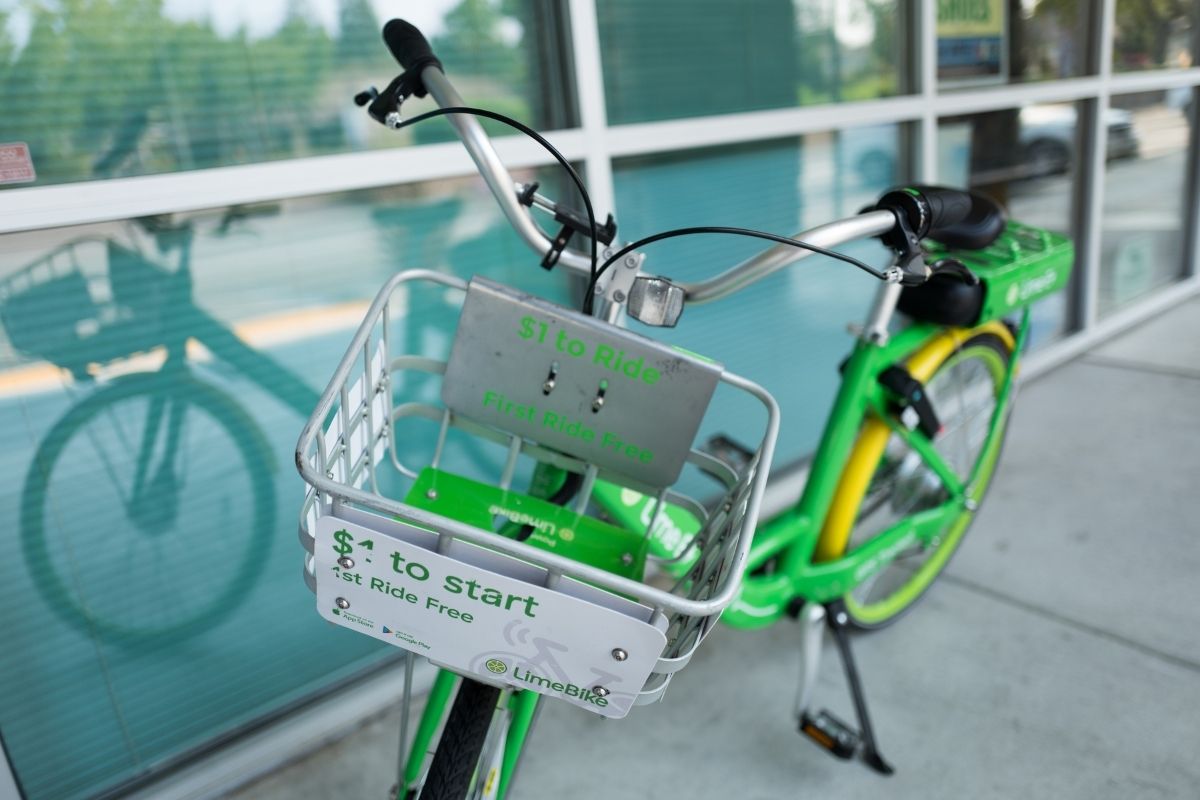 QR code stickers - Lime Bike