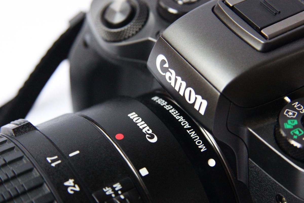 VR Camera - Close up of a Canon Camera