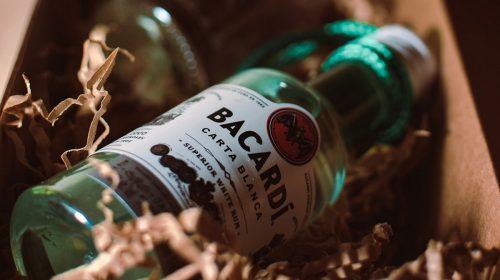 QR Code - Bacardi Rum Bottle