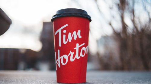 QR codes - Tim Hortons Coffee Cup