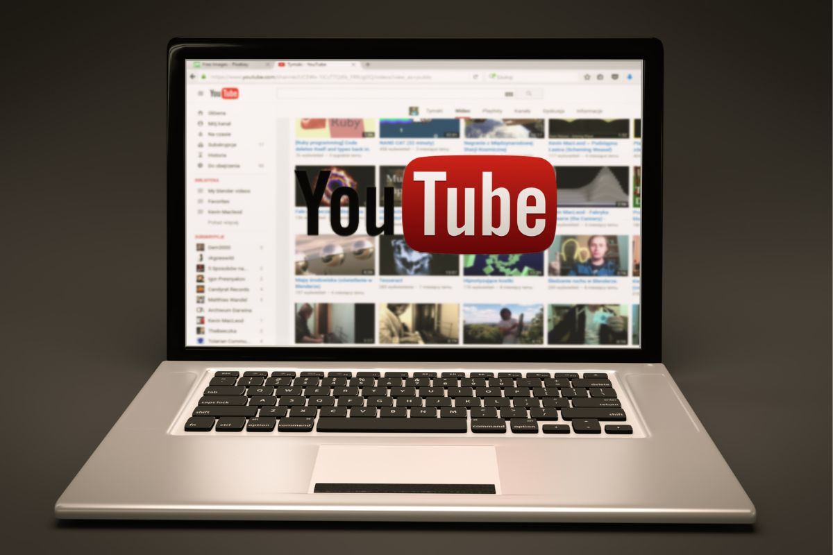 YouTube dislike button - Social Media platform on laptop