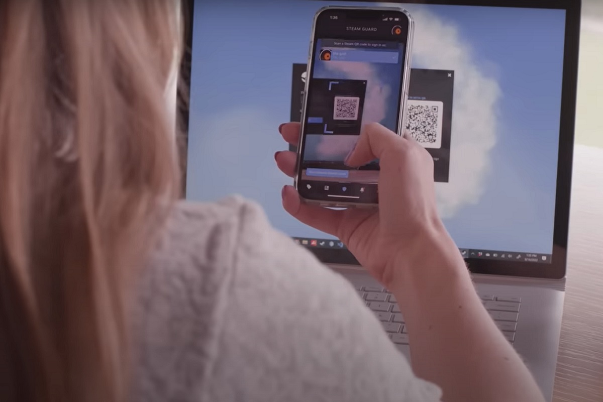 Scanning QR Code - Introducing the updated Steam Mobile app - Steam YouTube