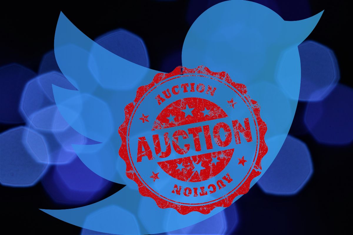 Twitter auction