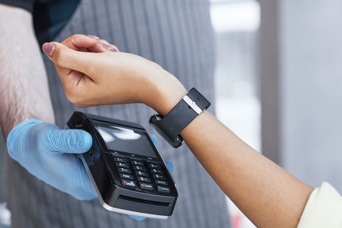 Mobile payments - NFC transaction - smart watch