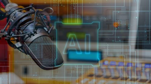 AI technology - Voice acting recording studio