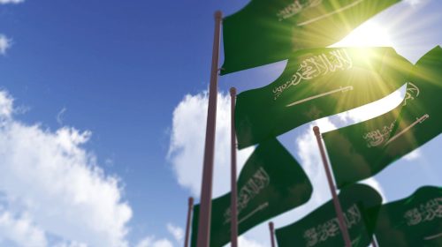 QR codes - Saudi Arabia Flags