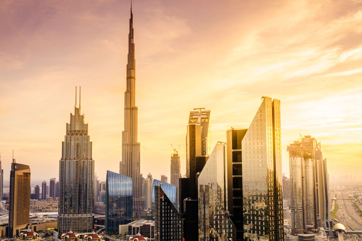 Smart gadgets - Image of Dubai cityscape