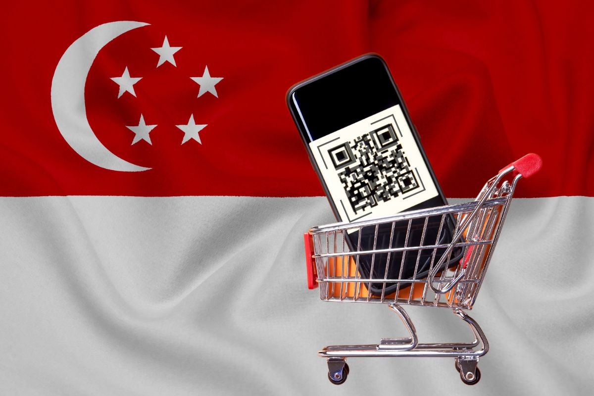QR code - Merchant mobile payments - Singapore Flag