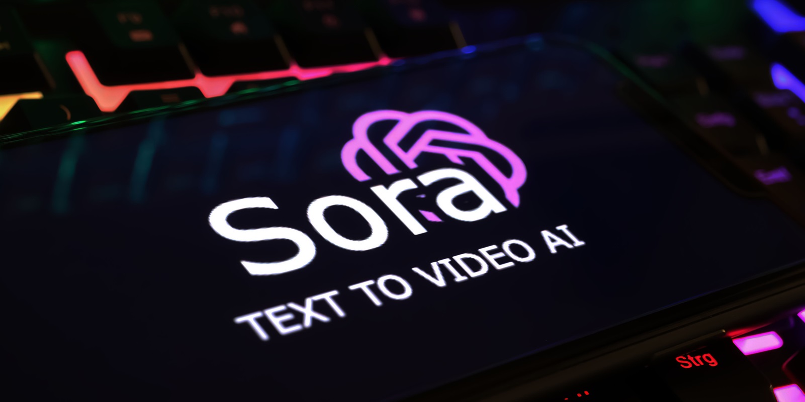 artificial intelligence - Sora video tool on mobile phone