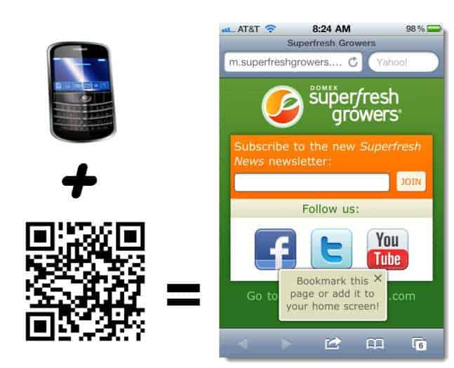 Domex Superfresh Growers QR Code Award