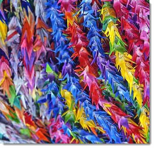 Origami Cranes Used to Help Raise Money