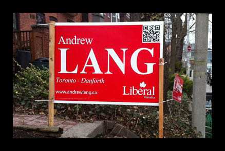 QR Code Election Signs
