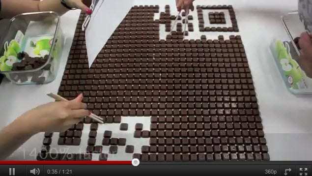 Chocolate QR Code