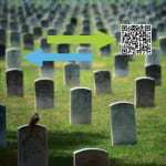 QR Codes on headstones