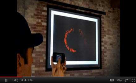 Touch Vision Augmented Reality Video