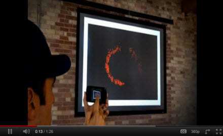 Touch Vision Augmented Reality Video