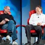 Steve Jobs and Bill Gates 2007