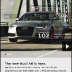 Audi augmented reality - Mobile Website