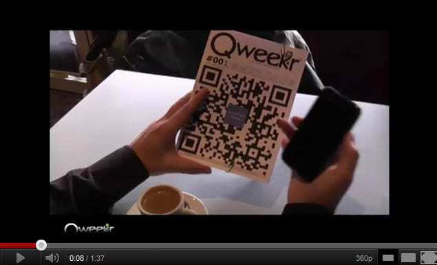 QR Code Magazine Video