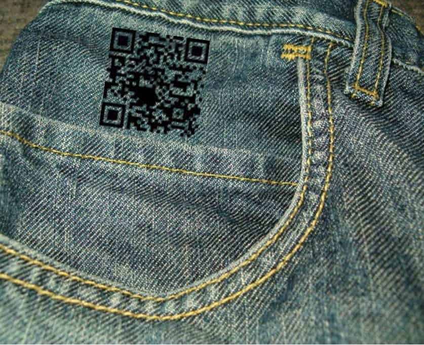 QR codes jeans