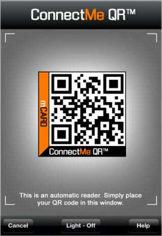 ConnectMe QR app