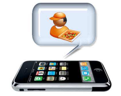 Mobile Commerce pizza