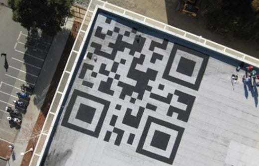 qr code on facebook building