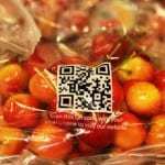 QR code tracing fruit