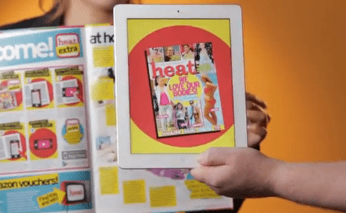 Augmented reality-Heat magazine