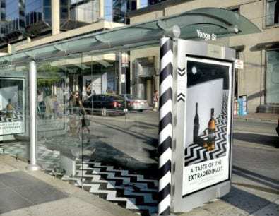 Astral Out-of-Home transit shelter