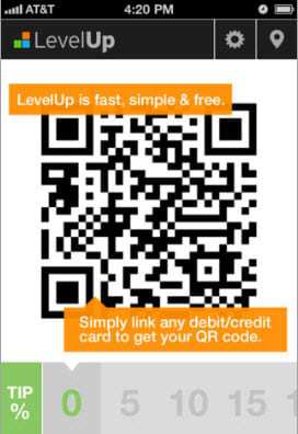LevelUp app mobile payments