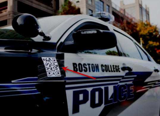 Boston College Police Department uses QR Codes