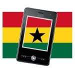 Ghana Flag Mobile Commerce