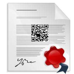 QR codes patent