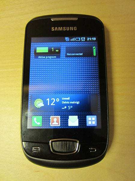 Samsung Galaxy Mini NFC technology mobile commerce