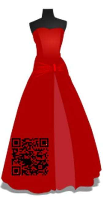 qr code clothing dress