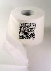 QR codes toilet paper HIV charity