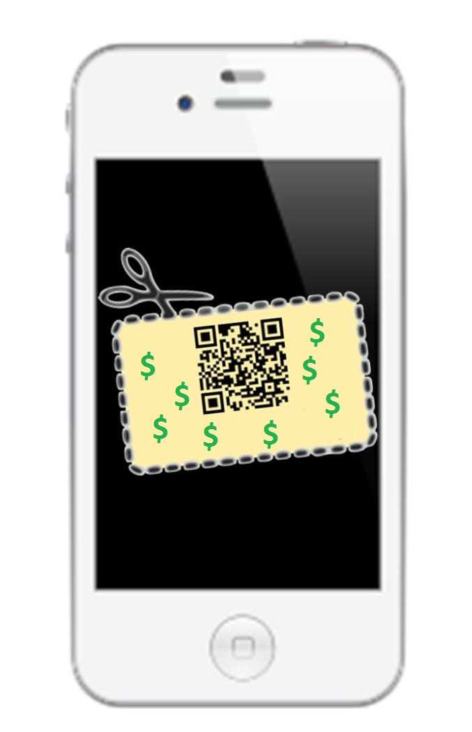 mobile marketing coupons - with QR code